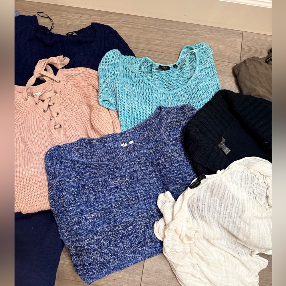 Women's Sweater Collection Dex, Gap etc - Blue, Pink, Cream